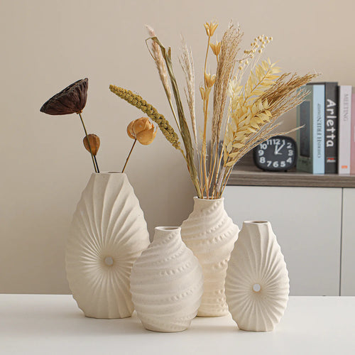 Ceramic Vase Minimalist Flower Vase, Home Living Room Decor Accent